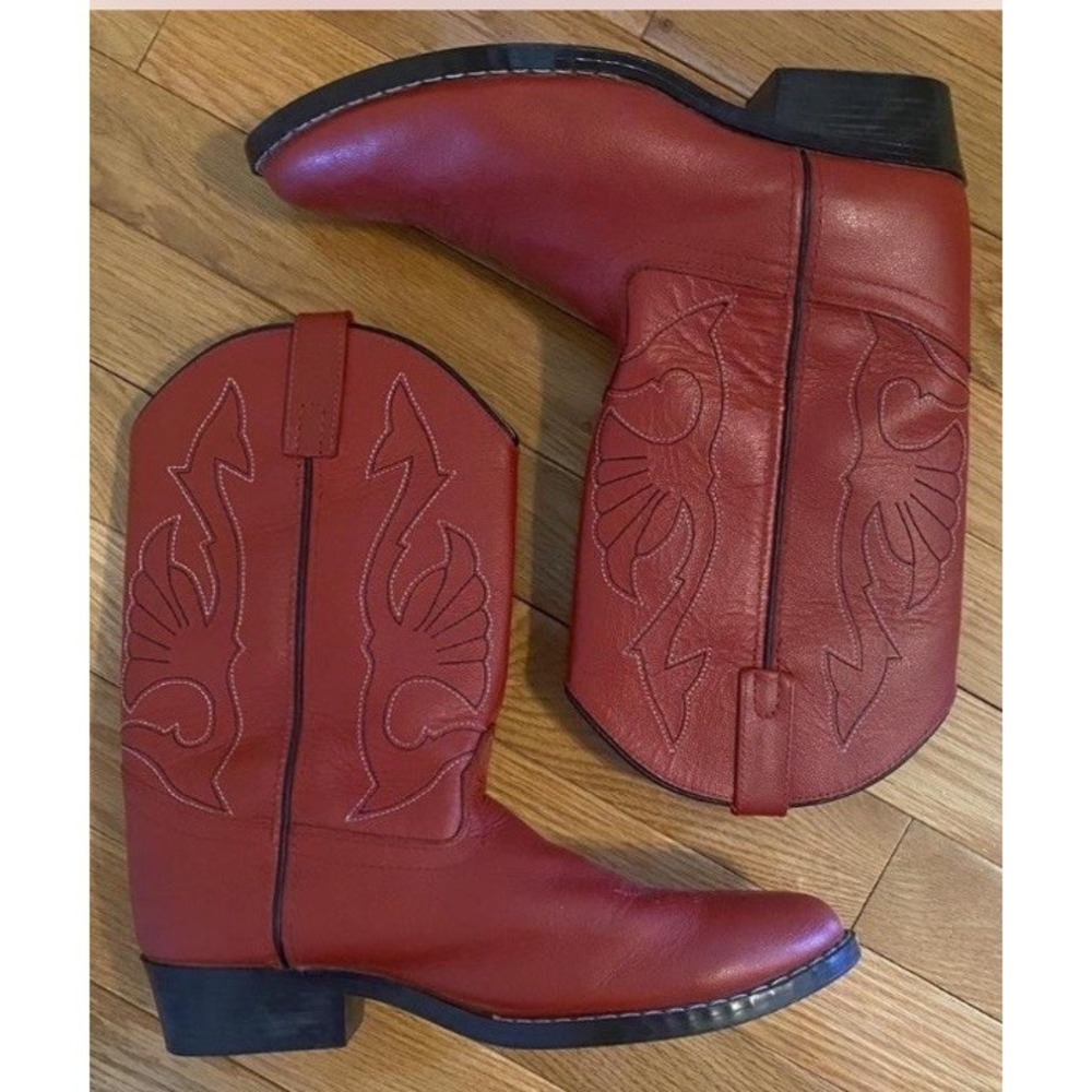 Masterson Women's Original Western Leather Cowgirl Boots Cowgirl 4th Of July 7.5 - Picture 5 of 13